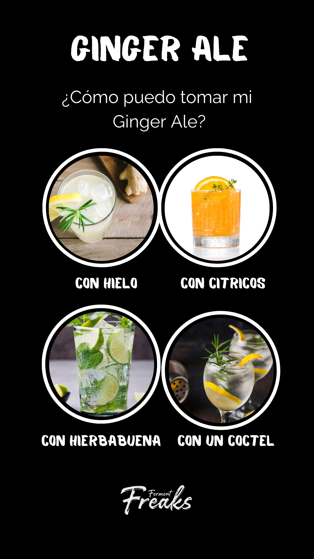 GINGER ALE = CERVEZA DE JENGIBRE