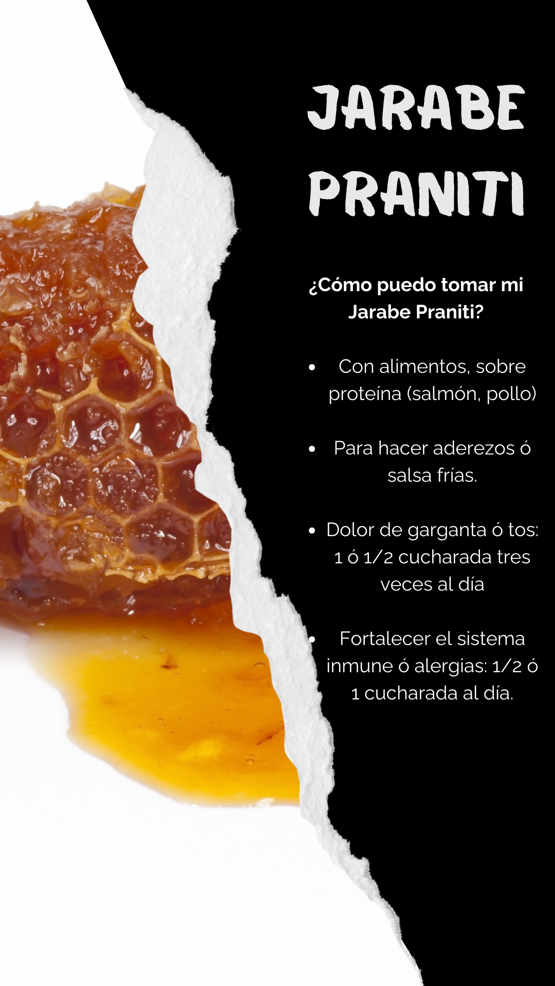 JARABE PRANITI = FERMENTO DE AJO,JENGIBRE, MIEL Y LIMÓN
