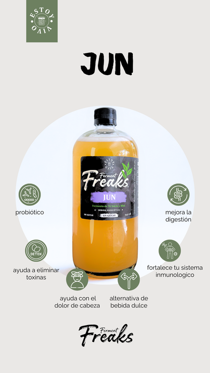 JUN = FERMENTO DE TÉ VERDE Y MIEL