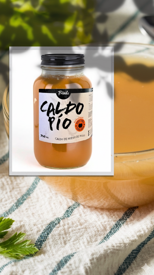 CALDO PIO = CALDO HUESOS DE POLLO